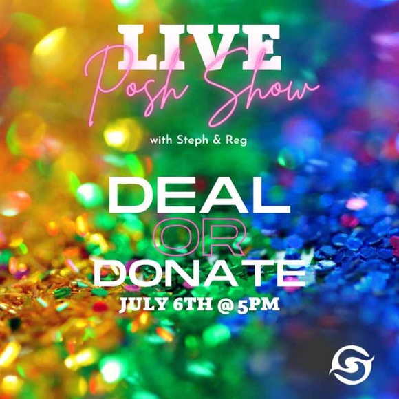 DEAL OR DONATE POSH SHOW NWOT Caroline Morgan 10 Hi Low Top - Picture 2 of 5